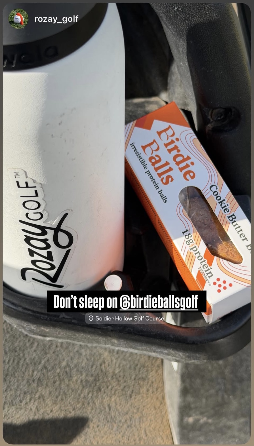 Instagram review from @rozay_golf